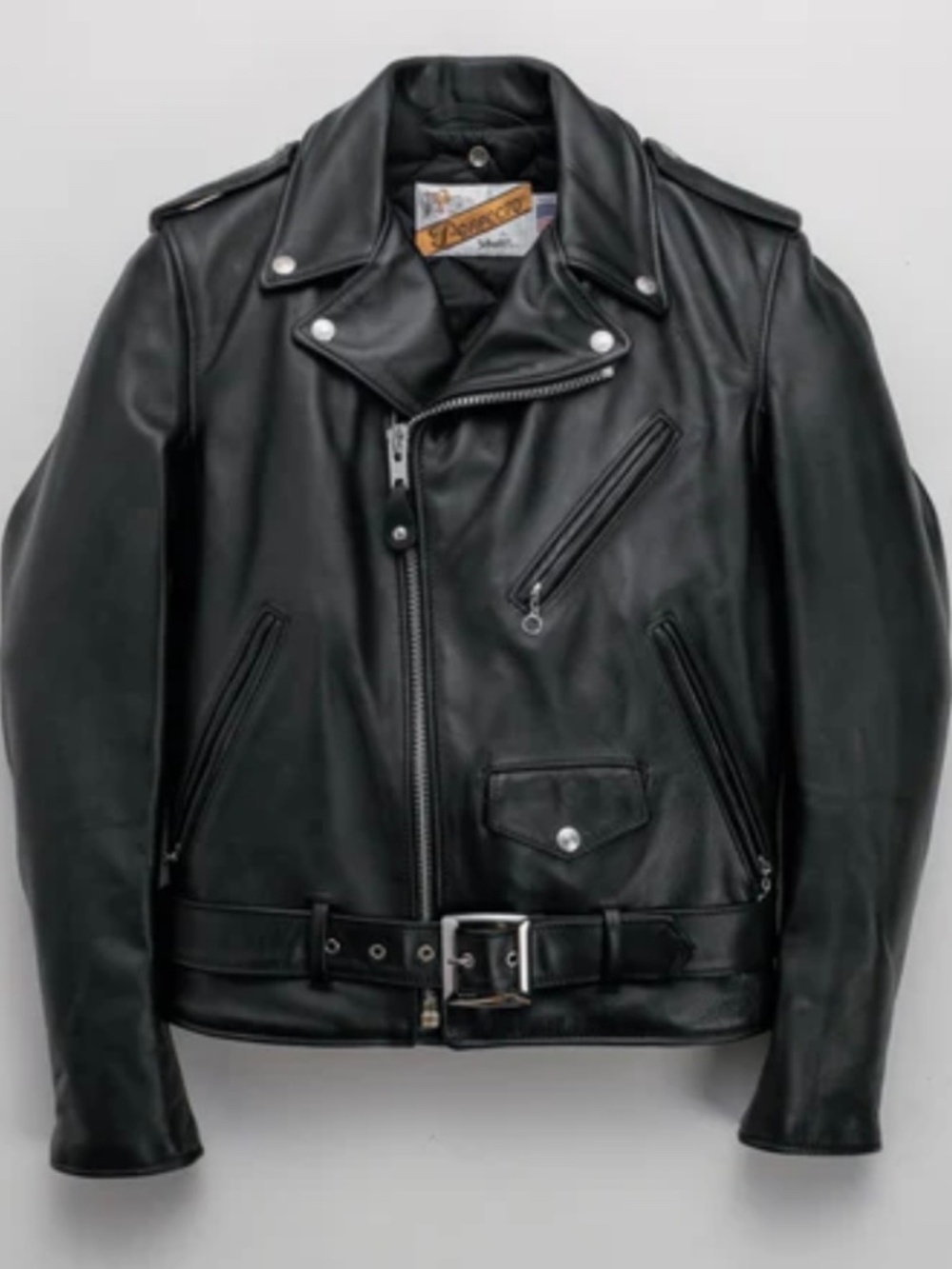 MENS SCHOTT NYC PERFECTO 118L COWHIDE LEATHER MOTORCYCLE JACKET 44